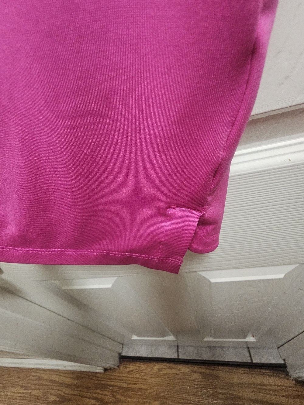 Nike Men’s Bright Pink Polo with White Trim - Picture 5 of 10